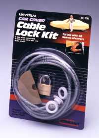 Car Cover Cable Lock Kit
